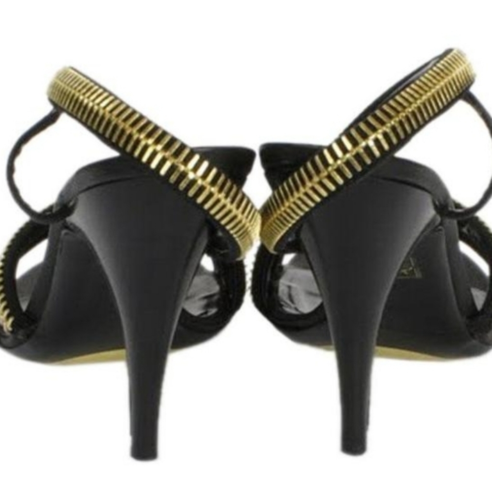 Burberry Zipper Sandal Heels Size US 5 / IT 35 - Picture 7 of 7